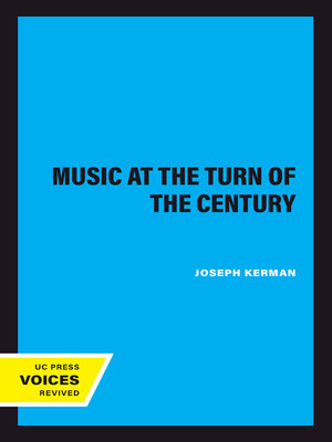 cover image of Music at the Turn of the Century